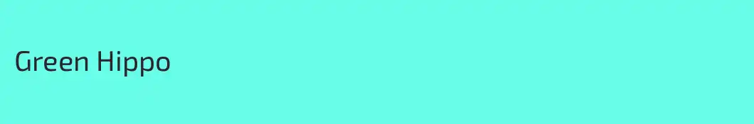 Green Hippo